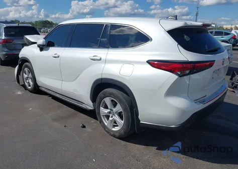2022 Toyota Highlander L из США, поврежденный, VIN 5TDCZRAH6NS120420